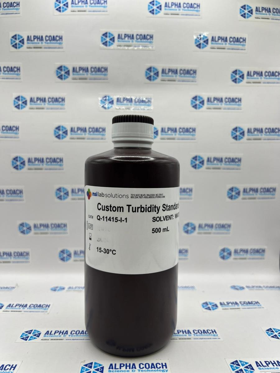 Dung dịch chuẩn Độ đục 1 NTU, chai 500mL, hãng NSI, Mỹ